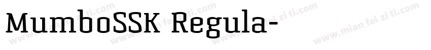 MumboSSK Regula字体转换